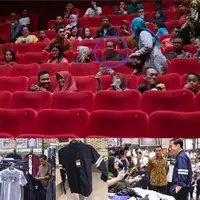 Saat pulang kampung ke Solo, Presiden Joko Widodo menyempatkan diri untuk nonton ke bioskop dan beli baju. (Instagram/Jokowi)