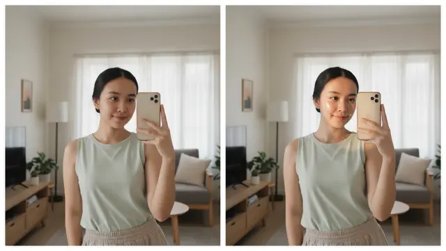 Prompt Gemini AI Terbaik untuk Edit Foto Wajah Selfie agar Glowing dan Natural (created by AI)