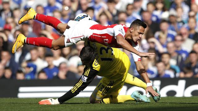 Alexis Sanchez Thibaut Courtois