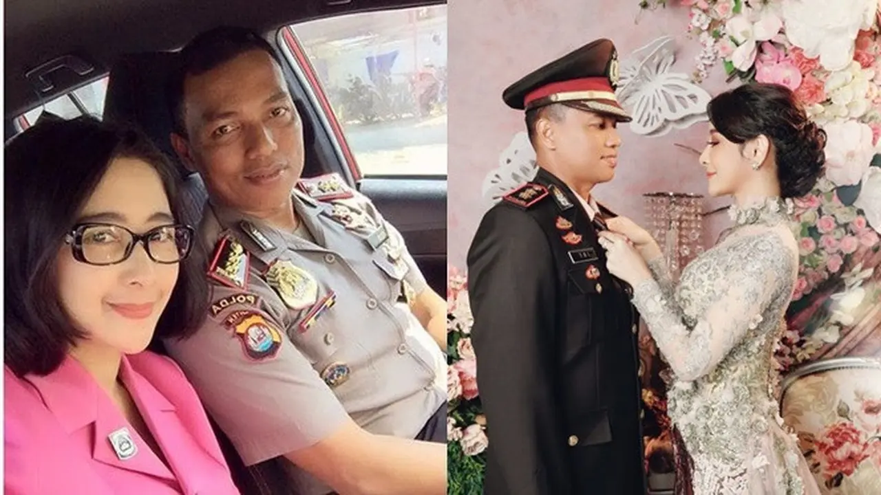 Jadi Istri Perwira Polisi, Ini 6 Momen Manis Uut Permatasari dan Suami