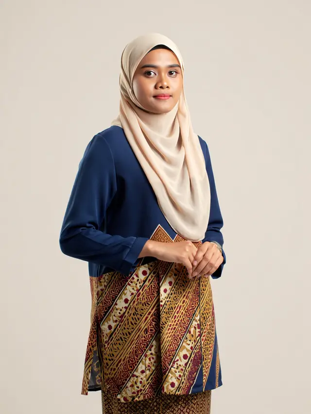 Model Tunik Batik Syari