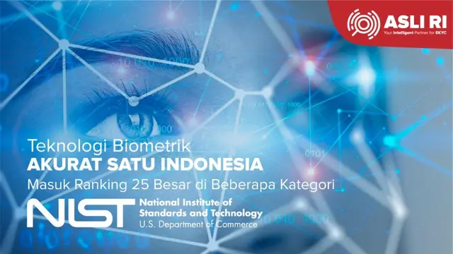 Teknologi Biometrik Masuk Ranking 25 Besar di Beberapa Kategori NIST