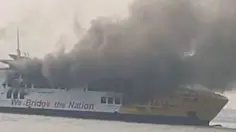 Kapal Batu Mandi Terbakar di Merak, Tim SAR Gabungan Evakuasi Penumpang