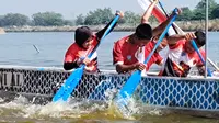 “Perahu Laganaga” Hadir di Peringatan HUT ke-80 RI: Filosofi Kekuatan, Kekompakan, dan Militansi di Atas Air