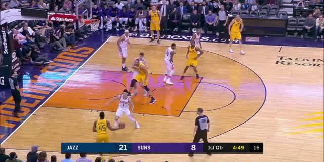 VIDEO : GAME RECAP NBA 2017-2018, Jazz 129 vs Suns 97
