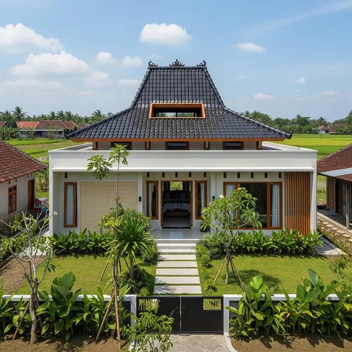 7 Model Rumah Sederhana Tapi Mewah dengan Atap Modern 2025 yang Cocok untuk Tinggal di Desa