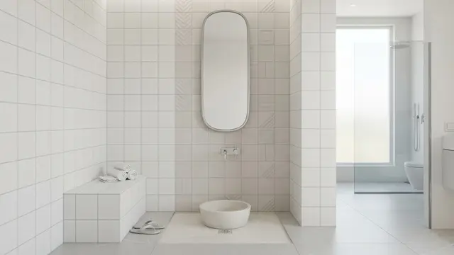 Tempat Wudhu Serba Putih