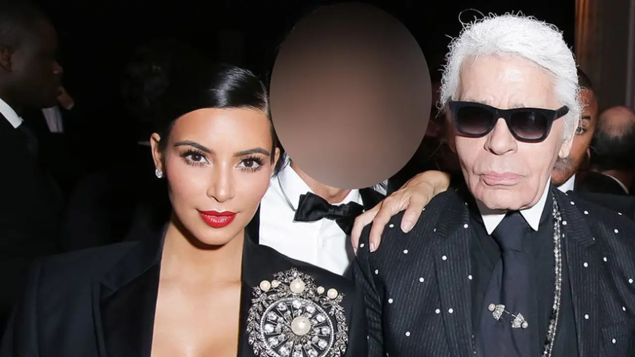 Karl Lagerfeld & Kim Kardashian