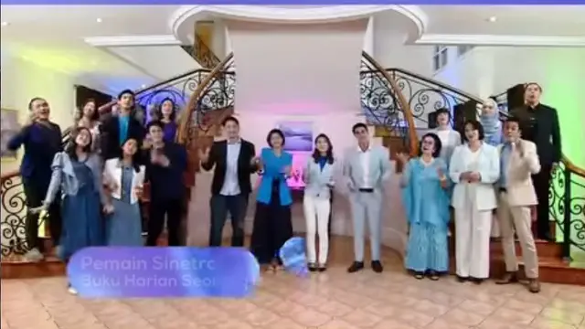Pemain Buku Harian Seorang Istri dalam video greeting HUT SCTV32 Xtraordinary (Foto: Instagram @sinetron.sctv)