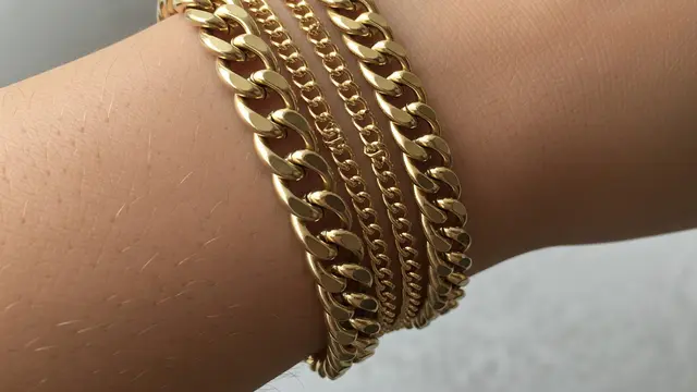 Gelang Rantai Ganda