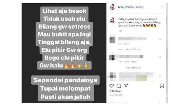 Evelin Nada Anjani Dituding Pelakor oleh Bella Roselina, Ini 3 Faktanya