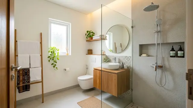 7 Model Kamar Mandi Kecil dengan Shower yang Tetap Terlihat Luas dan Modern