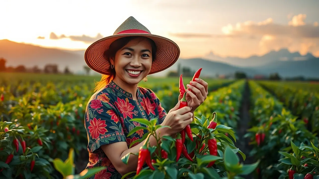 mimpi memetik cabe