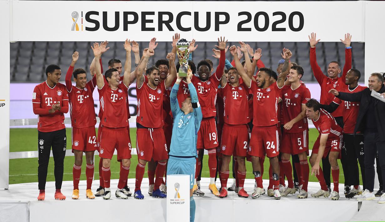 Foto Taklukan Borussia Dortmund Bayern Munchen Juara Piala Super Jerman Dunia Bola Com