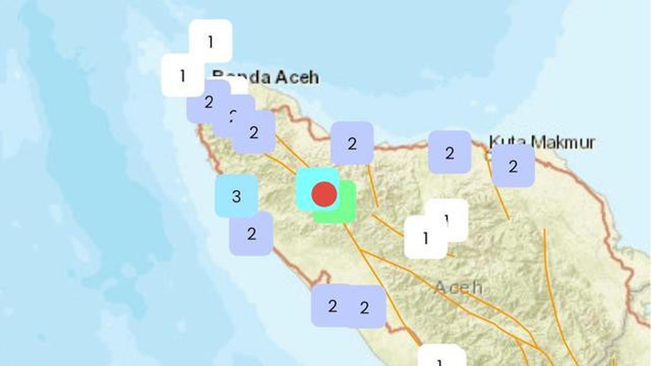 Gempa Magnitudo 5,3 Mengguncang Pidie Jaya Aceh