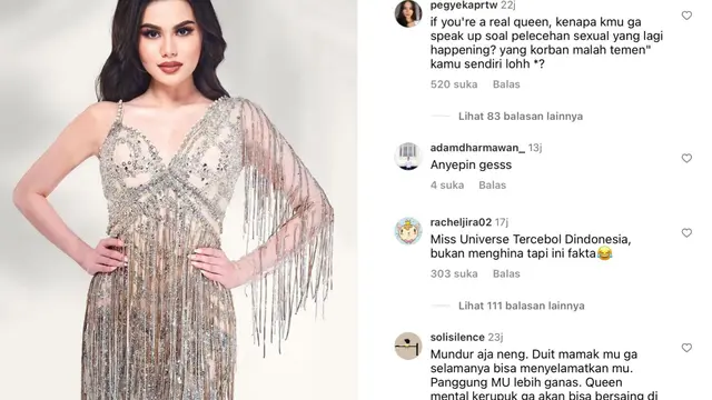 Fabienne Nicole dikritik atas kemenangannya di ajang Miss Universe Indonesia