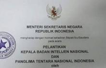 Anggota DPR RI prihatin Setneg salah tulis kepanjangan BIN