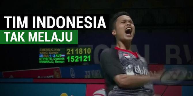 VIDEO: Kemenangan Indonesia atas Denmark di Piala Sudirman