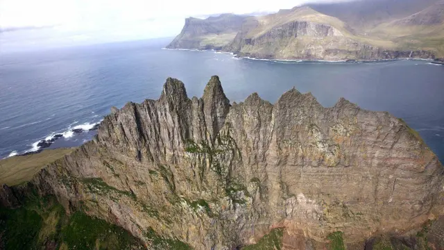 Lanskap Kepulauan Faroe di bagian utara Samudera Atlantik (AP Photos)