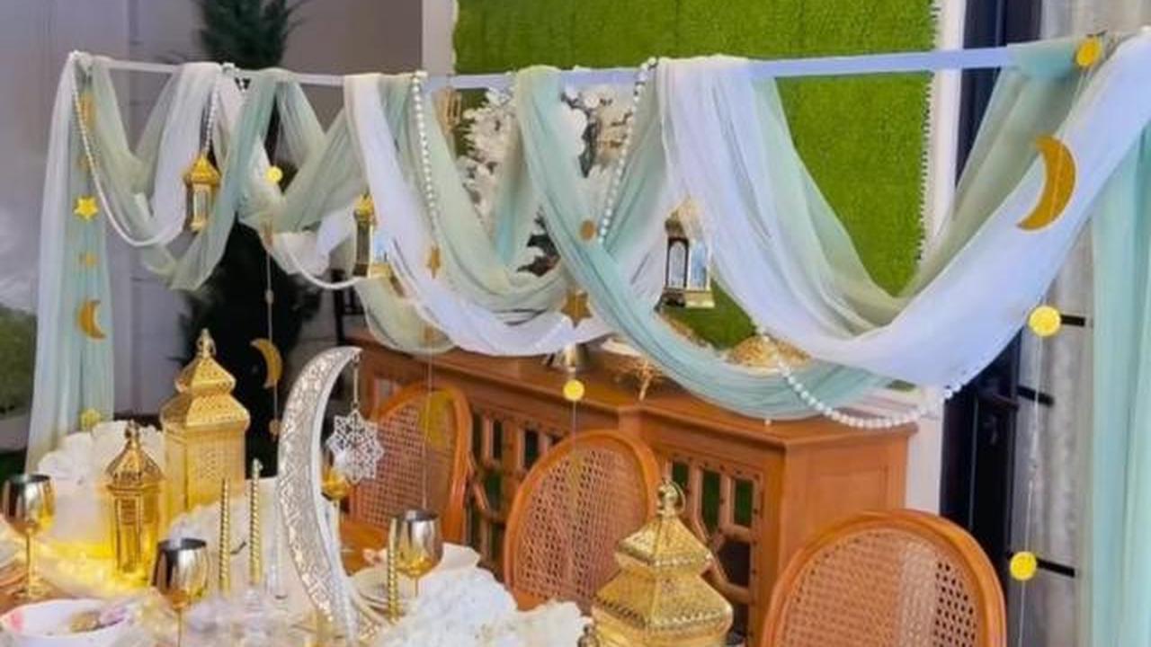 Intip Potret Ruang Makan di Rumah Tasyi Athasyia Selama Ramadan, Inspirasi Desain ala Timur Tengah