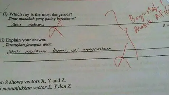 6 Potret Lembar Jawaban Murid Penuh Coretan Guru Ini Bikin Elus Dada