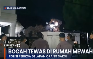 Polisi olah TKP di rumah mewah Dewan Pakar PKS Cilegon