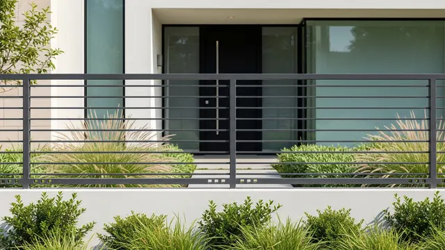 Pagar Besi Tempa Minimalis Modern