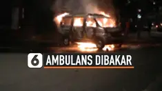 ambulans dibakar