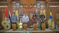 Perayaan 75 tahun hubungan bilateral antara Indonesia dan Thailand lewat acara gastrodiplomasi. (Dok. Kemlu RI)