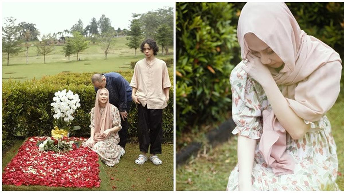 Ashraf Sinclair 5 Tahun Meninggal, BCL Ziarah Bareng Noah: Anaknya Sudah ABG, Dia Pakai Baju Kamu