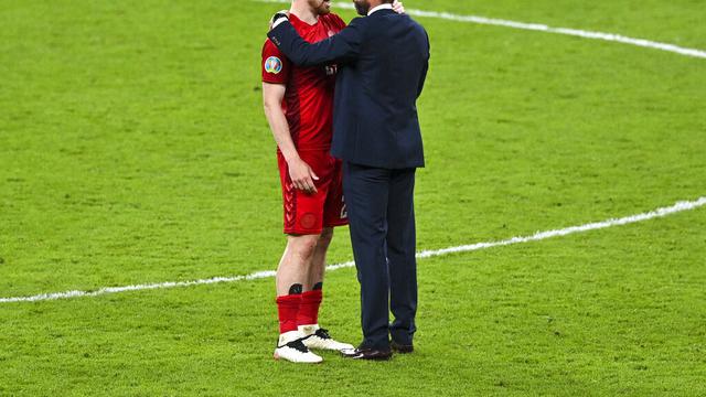 Wajah Kecewa Pemain Denmark Gagal ke Final Euro 2020
