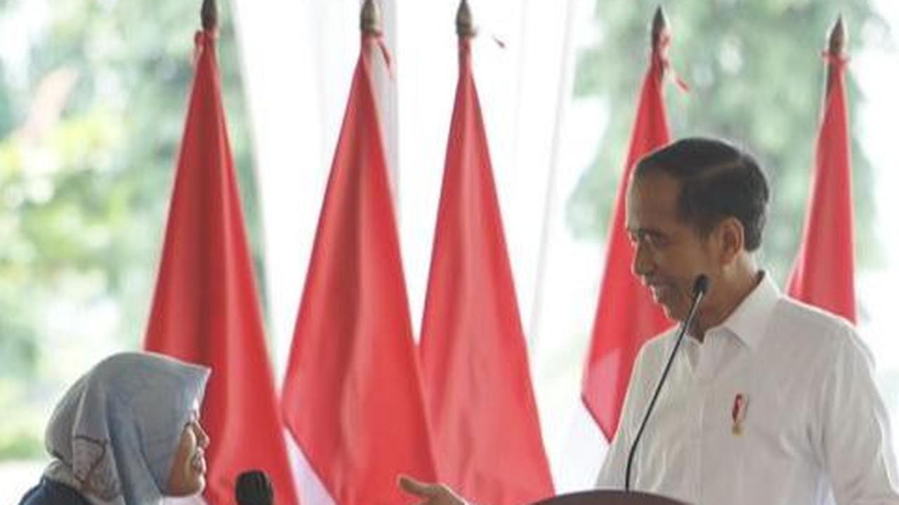 Kedekatan Jokowi Saat Temui Ibu Nasabah PNM dari Magelang