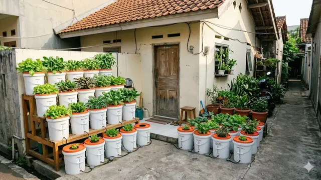Ide Kebun Mini Hidroponik untuk Rumah Kontrakan Kecil
