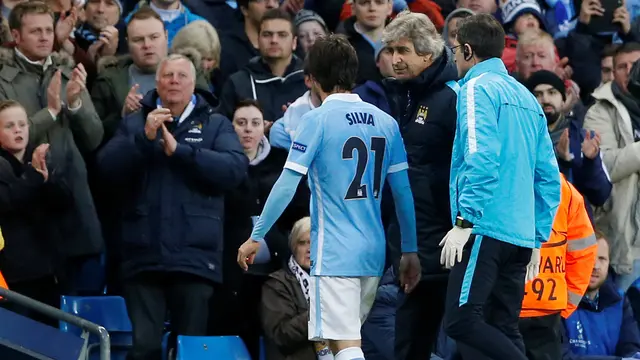 Gelandang Manchester City, David Silva