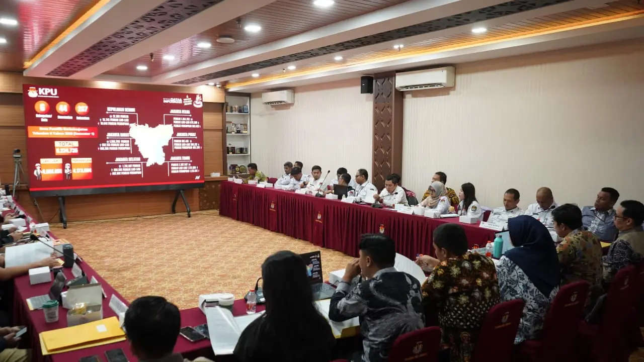 Komisi Pemilihan Umum (KPU) Provinsi Daerah Khusus Jakarta menetapkan jumlah pemilih hasil Pemutakhiran Data Pemilih Berkelanjutan (PDPB) Semester I Tahun 2026 sebanyak 8.234.735 orang. (Istimewa)