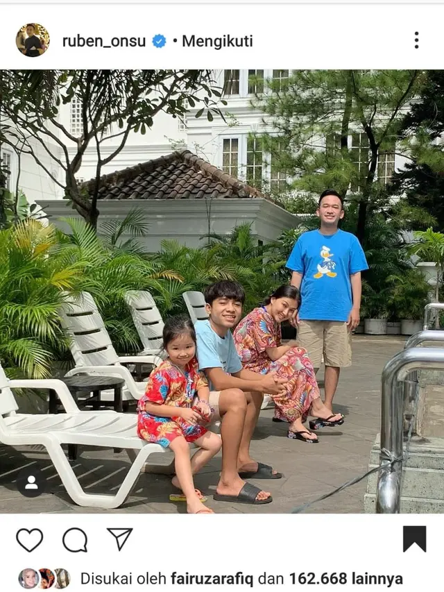 Ruben Onsu dan Keluarga.