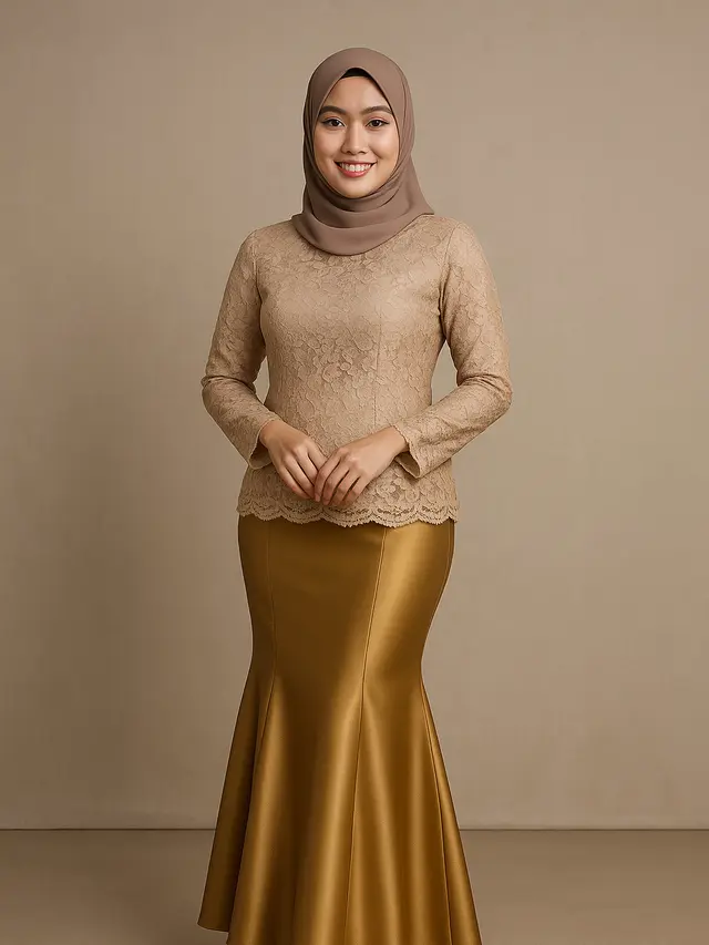 Baju Atasan Brokat Cocok Bawahan Apa? Ini 10 Padu Padan yang Tepat Supaya Tidak Norak/ Ilustrasi oleh AI