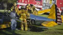 Dari kecelakaan tersebut, Ford dikabarkan mengalami cedera kepala serius. Setelah kejadian tersebut ia langsung dilarikan ke rumah sakit terdekat. (Bintang/EPA)