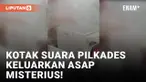 Merinding! Asap Misterius Keluar dari Kotak Suara Pilkades di Tangerang