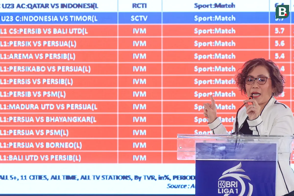 Foto: BRI Kembali Jadi Sponsor Utama, Emtek Siap Siarkan 306 Pertandingan Liga 1 Musim 2024/2025