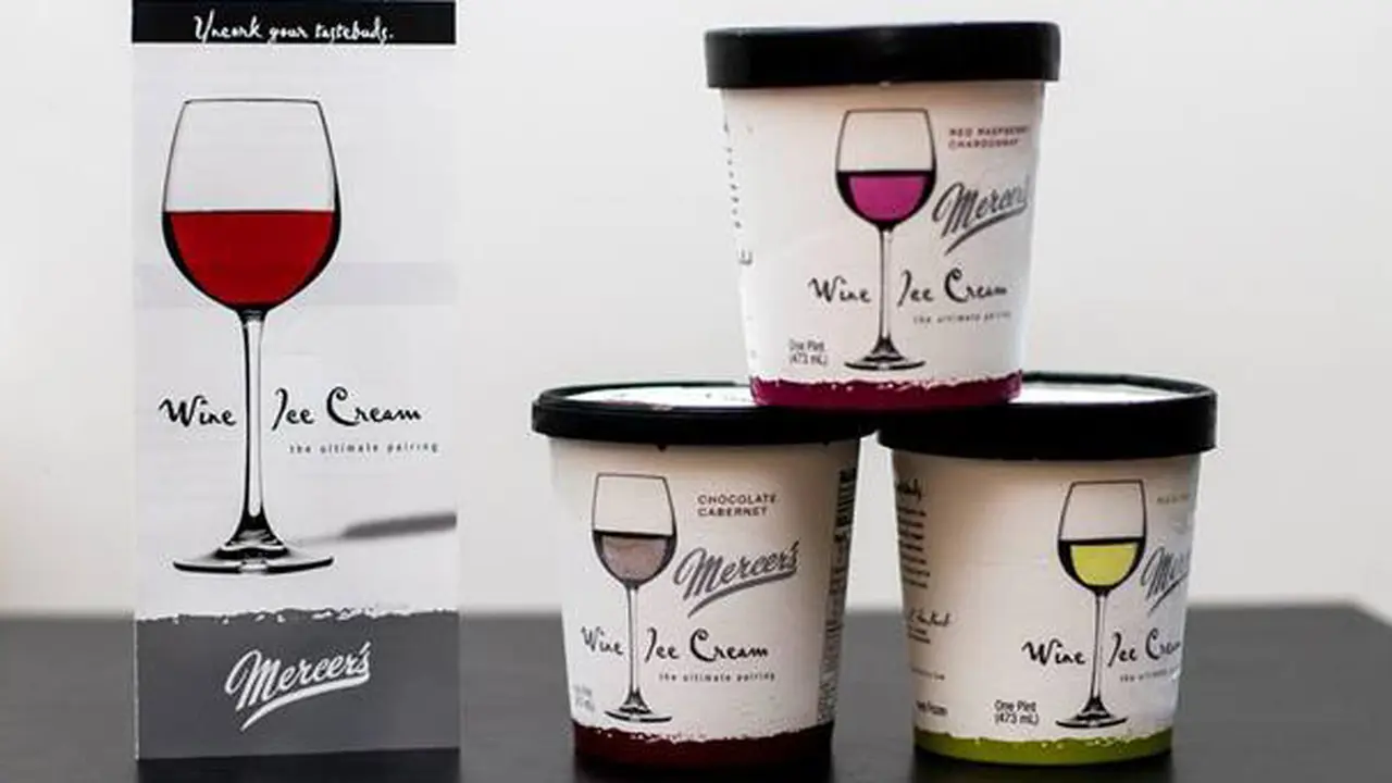 Es Krim Rasa Wine Manjakan Penggemar Es Krim dan Pecinta Wine