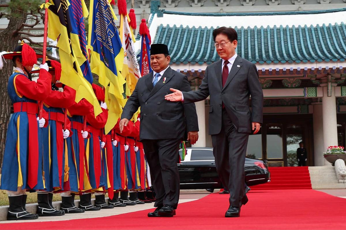FOTO: Presiden Prabowo Gelar Pertemuan Tingkat Tinggi dengan Presiden Korea Selatan