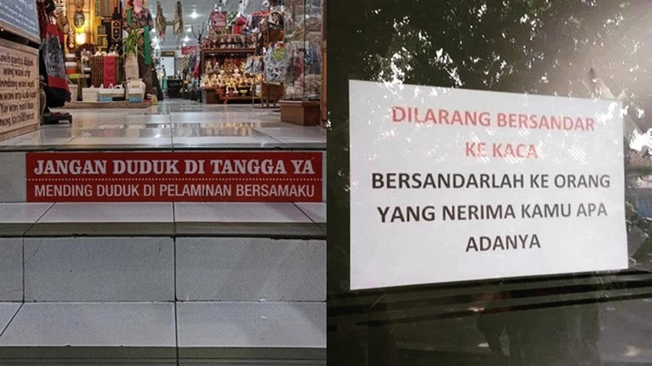 6 Peringatan di Tempat Umum Ini Malah Bikin Baper yang Baca