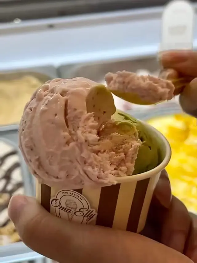 Ilustrasi Gelato Oma Elly
