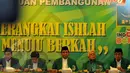 Rapat yang berlangsung selama lebih dari 5 jam itu memutuskan untuk memberhentikan sementara Suryadharma Ali (SDA) sebagai Ketua Umum PPP. (Liputan6.com/Johan Tallo)