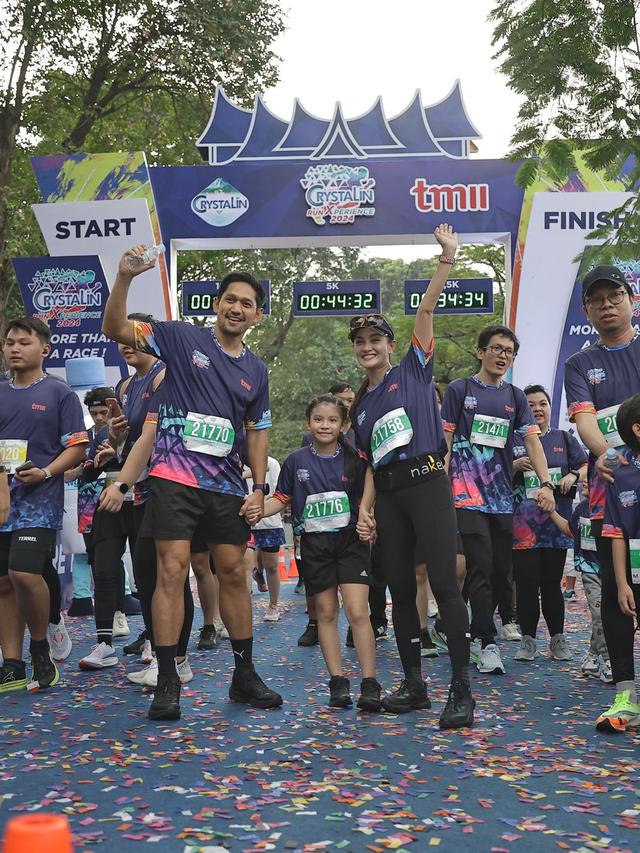 Ibnu Jamil pertama kali mengajak anak ikut lari di Crystalin Runexperience 2024
