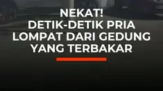 Momen menegangkan terjadi saat seorang pria melompat dari gedung pusat perbelanjaan yang terbakar di Sterlitamak, Rusia, Selasa (22/9/2026). Di bawahnya, sejumlah warga membentangkan selembar kain untuk menangkapnya. Pria tersebut dilaporkan berhasil mendarat dengan selamat. Kebakaran melanda s...