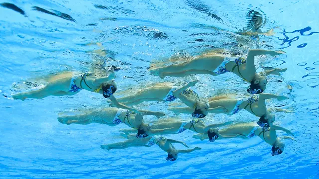 FOTO: Penampilan Memukau Atlet Renang Artistik di Olimpiade Tokyo 2020