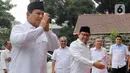 Sejumlah pimpinan DPP PKB juga ikut hadir menyambut kedatangan Prabowo. (Liputan6.com/Herman Zakharia)