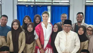 Putri Mahkota Swedia Sambangi Sekolah Tahan Gempa, Dengar Cerita Trauma Guru